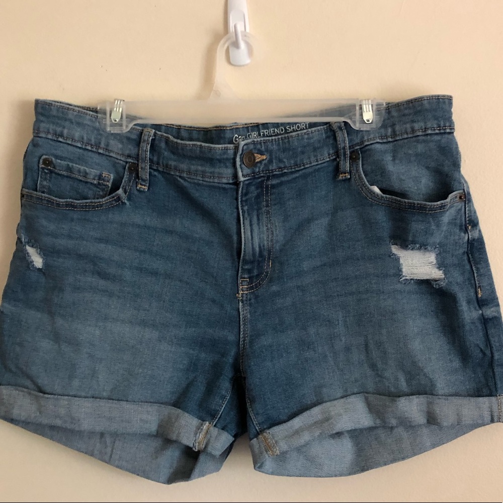 Denim shorts